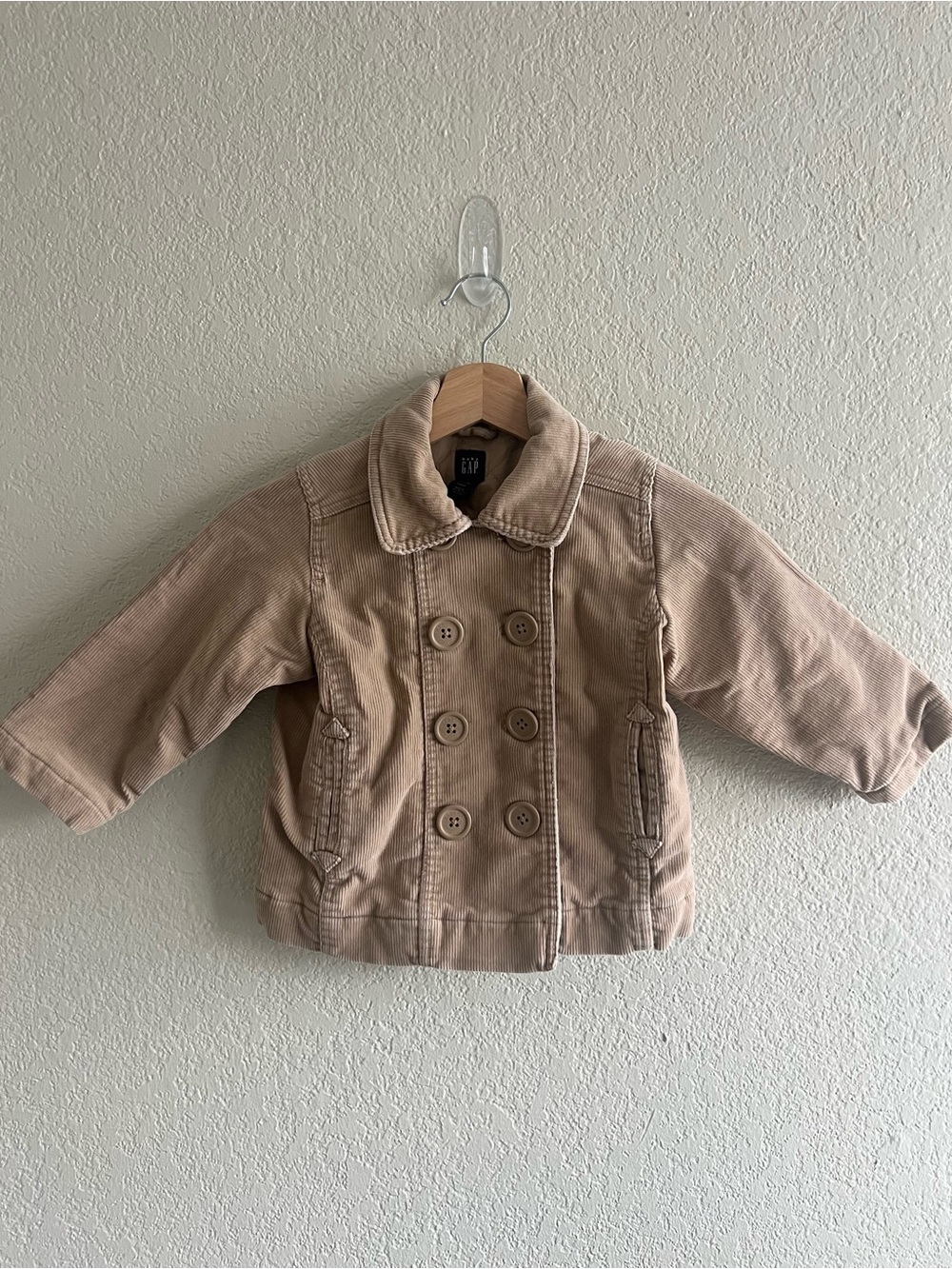 Vintage Baby Gap Tan Corduroy Jacket Toddler Size 3T Fall